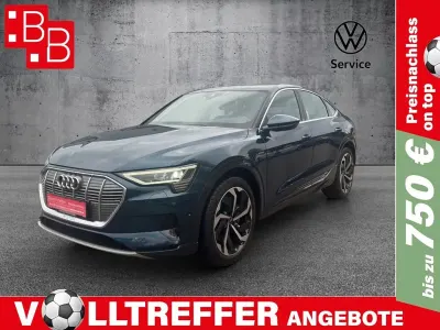 Gebraucht Audi e-tron Sportback Advanced Plus 300 kW (408 PS) 2022 Blau SUV