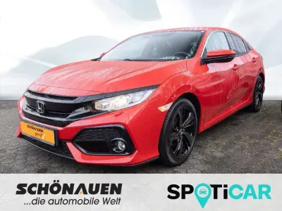 Usado Honda Civic Elegance 129 HP (94 kW) 2018 Vermelho Sedan