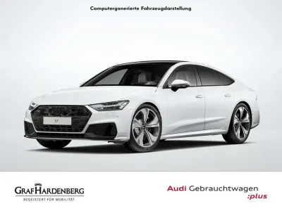 Gebraucht Audi S7 Sportback Premium 344 PS (253 kW) 2024 Gletscherweiß metallic Kleinwagen