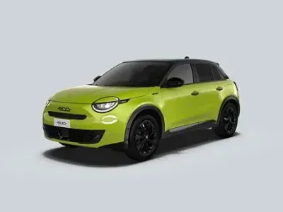 Neu Fiat 600 Sport 145 PS (106 kW) 2025 Grün (acid grün/dach schwarz) SUV