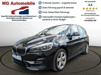Gebraucht BMW 220 Gran Tourer Luxury Line 190 PS (139 kW) 2021 Schwarz Van / Kleinbus