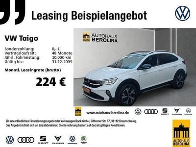 Gebraucht VW Taigo IQ Drive 150 PS (110 kW) 2024 Weiß SUV