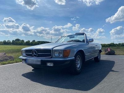 Usata Mercedes SL500 250 CV (183 kW) 1983 Blu Cabrio