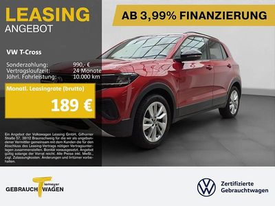 Rot Gebraucht 2024 VW T-Cross Goal SUV | 22.690 € (Guter Preis)