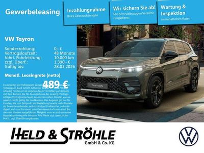 Neu VW Tayron R-line 193 PS (141 kW) 2026 Grün SUV