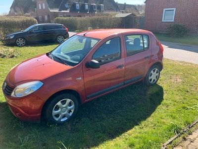 Usata Dacia Sandero 75 CV (55 kW) 2009 Rosso Utilitaria