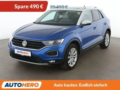 Gebraucht VW T-Roc Style 150 PS (110 kW) 2018 Blau SUV