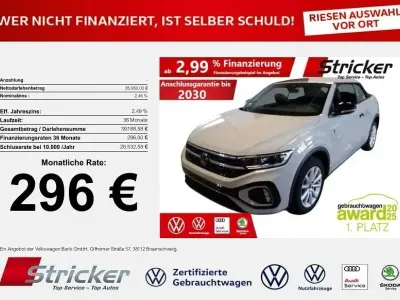 Gebraucht VW T-Roc Cabriolet Karmann 150 PS (110 kW) 2025 Ascotgrau Cabrio