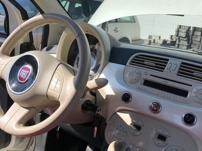 gebraucht Fiat 500 Perlweiß