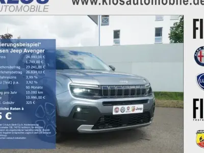 Ny Jeep Avenger Summit 100 HK (73 kW) 2025 Grå SUV