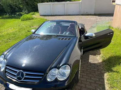 Gebraucht Mercedes SL55 AMG AMG 517 PS (380 kW) 2006 Schwarz Cabrio
