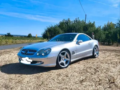 Gebraucht Mercedes SL350 AMG 245 PS (180 kW) 2005 Silber Cabrio