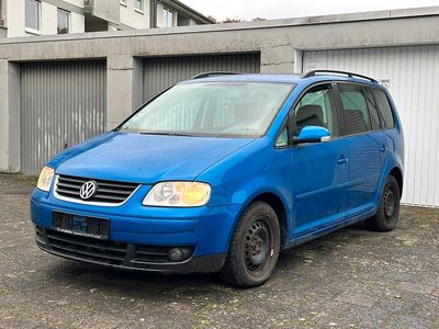 Gebraucht VW Touran Highline 116 PS (85 kW) 2004 Blau Van / Kleinbus
