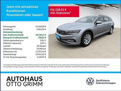 Pyritsilber metallic (metallic) Gebraucht 2022 VW Passat Business Kombi | 22.979 € (Fairer Preis)