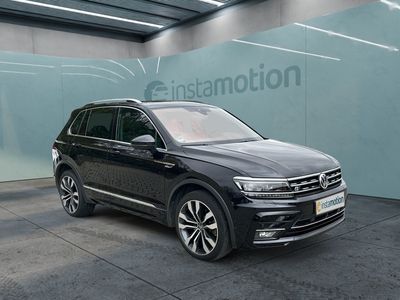 Schwarz Gebraucht 2020 VW Tiguan Highline SUV | 32.145 € (Teuer)