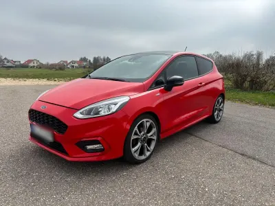 Brugt Ford Fiesta ST-Line 125 HK (91 kW) 2018 Rød Hatchback