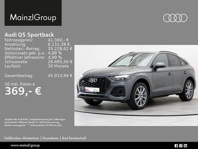 Gebraucht Audi Q5 Sportback Sport 265 PS (194 kW) 2023 Daytonagrau perleffekt (metallic) SUV