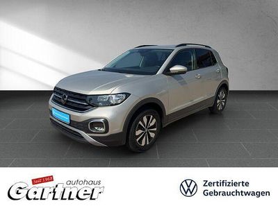 Gebraucht VW T-Cross Move 110 PS (80 kW) 2023 Silber (ivory silver metallic) SUV