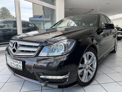 Brugt Mercedes C250 AMG line 204 HK (150 kW) 2014 Sort Stationcar