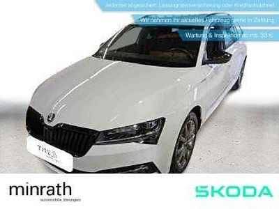 Gebraucht Skoda Superb SportLine 200 PS (147 kW) 2023 Weiß Kombi