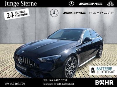 Lack obsidianschwarz (metallic) Gebraucht 2024 Mercedes C63 AMG AMG Limousine | 78.950 € (Etwas zu teuer)