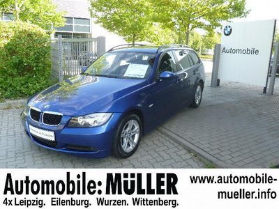 Gebraucht BMW 318 143 PS (105 kW) 2008 Blau metallic Kombi