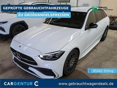 Gebraucht Mercedes C220 AMG line 197 PS (144 kW) 2024 Weiß Limousine
