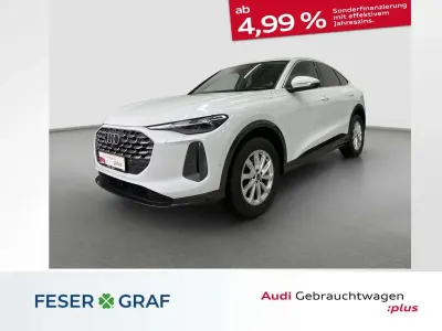 Gebraucht Audi Q5 Sportback Advanced 204 PS (150 kW) 2025 Gletscherweiß metallic SUV