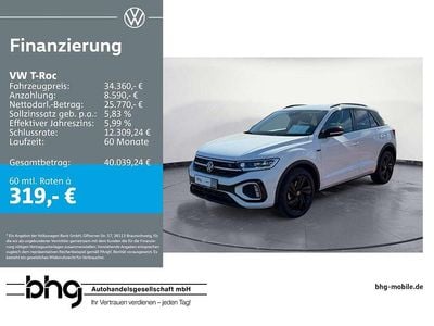 Gebraucht VW T-Roc R-line 150 PS (110 kW) 2025 Pure white SUV