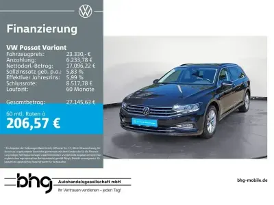 Gebraucht VW Passat Business 150 PS (110 kW) 2022 Schwarz Kombi