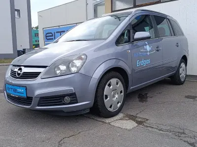 Gebraucht Opel Zafira Edition 94 PS (69 kW) 2007 Silber Van / Kleinbus