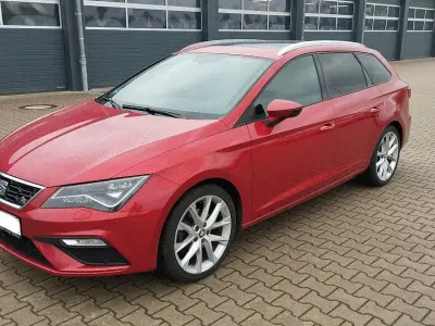 Brugt Seat Leon FR 150 HK (110 kW) 2019 Rød Stationcar