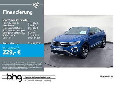 Usado VW T-Roc Goal 116 HP (85 kW) 2025 Azul SUV