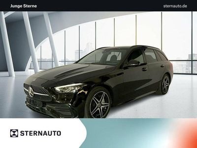 Gebraucht Mercedes C300e AMG 313 PS (230 kW) 2024 Unilack schwarz uni Kombi