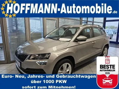 Gebraucht Skoda Karoq Style 150 PS (110 kW) 2018 Cappucinobeigemet. (metallic) SUV
