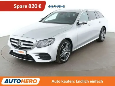 Gebraucht Mercedes E450 AMG line 367 PS (269 kW) 2019 Iridiumsilber Kombi