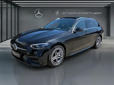 Gebraucht Mercedes C300e AMG 197 PS (144 kW) 2025 Metalliclack obsidianschwarz Kombi