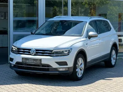Gebraucht VW Tiguan Allspace Highline 150 PS (110 kW) 2021 Weiß SUV