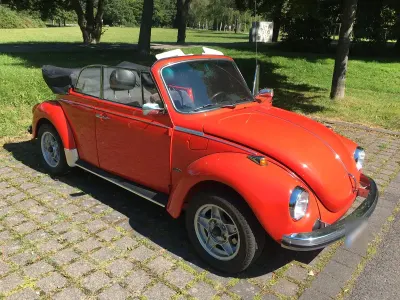 Brugt VW Käfer 50 HK (36 kW) 1974 Rød Cabriolet