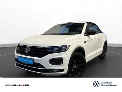 Gebraucht VW T-Roc Cabriolet R-line 150 PS (110 kW) 2021 Weiß Cabrio