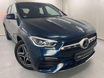 Denimblau metalliclack (metallic) Gebraucht 2020 Mercedes GLA220 AMG SUV | 35.490 € (Etwas zu teuer)