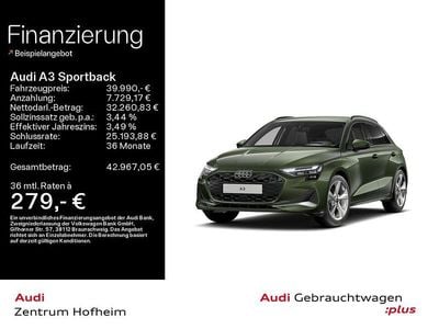 Brugt Audi A3 Advanced 204 HK (150 kW) 2025 Grøn Sedan