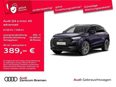 Gebraucht Audi Q4 e-tron Ambiente 210 kW (286 PS) 2025 Auroraviolett metallic SUV