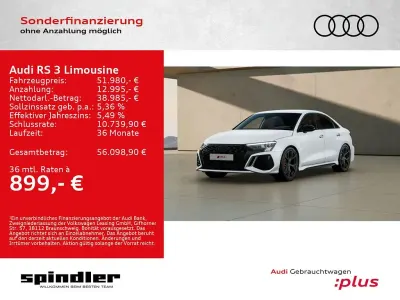 Gebraucht Audi RS3 Premium 400 PS (294 kW) 2024 Gletscherweiß metallic Limousine