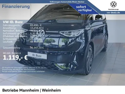 Neu VW ID. Buzz GTX 250 kW (340 PS) 2026 Schwarz Van / Kleinbus