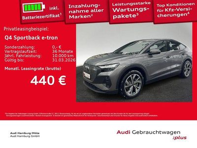 Gebraucht Audi Q4 Sportback e-tron Sport 210 kW (286 PS) 2025 Grau SUV
