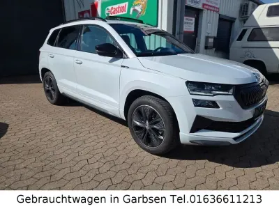Gebraucht Skoda Karoq SportLine 190 PS (139 kW) 2024 Weiß SUV