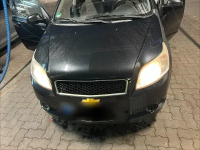 Używany Chevrolet Aveo 2009 Czarny Sedan/Limuzyna