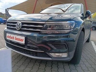 Gebraucht VW Tiguan Highline 150 PS (110 kW) 2017 Grün SUV
