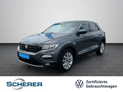 Gebraucht VW T-Roc Sportline 150 PS (110 kW) 2021 Indiumgrau metallic (metallic) SUV